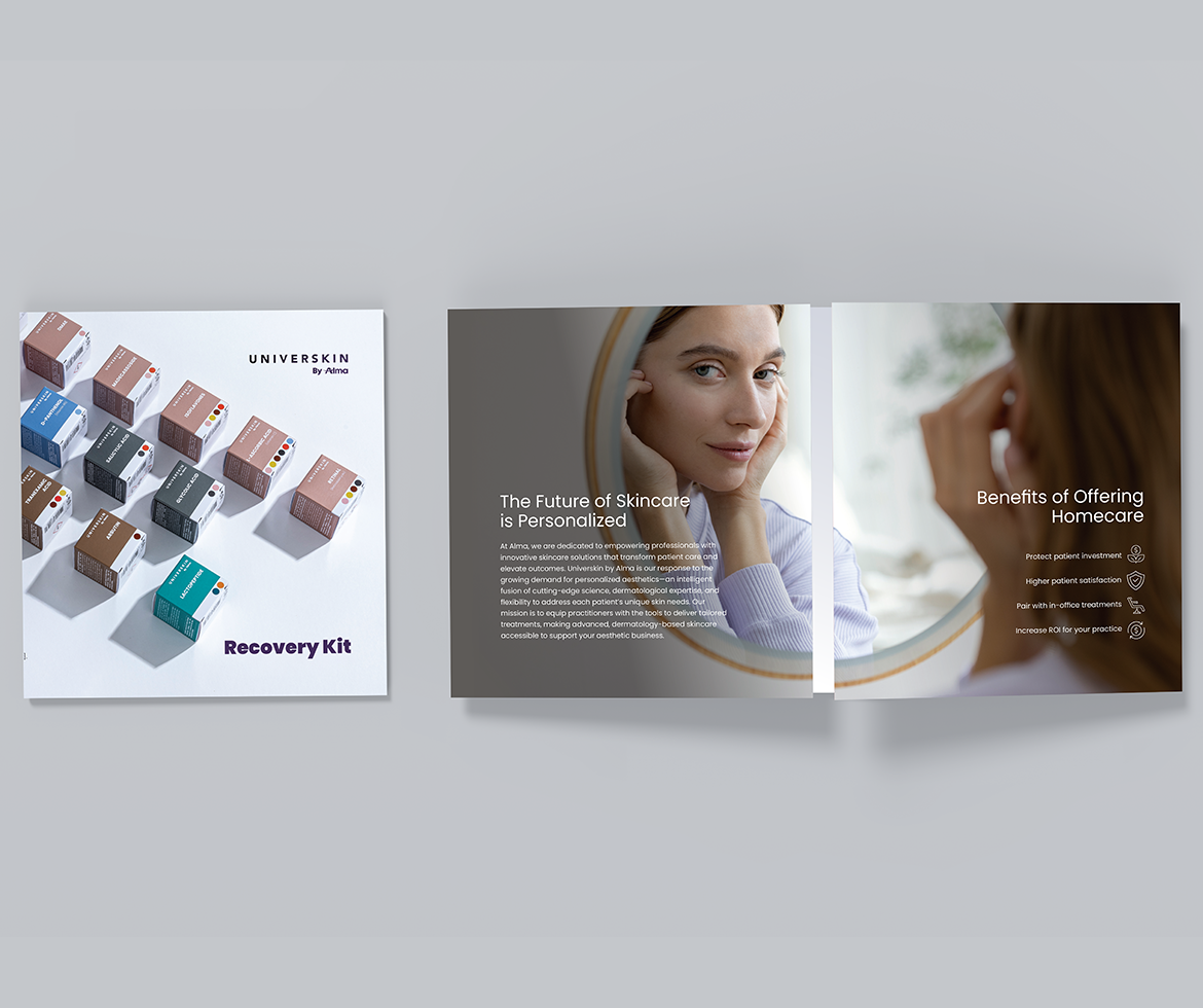 Universkin Gatefold Brochure